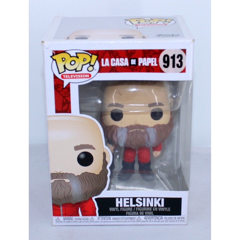 Funko Pop Helsinki 913 La Casa De Papel Money Heist Television Vinyl Figure
